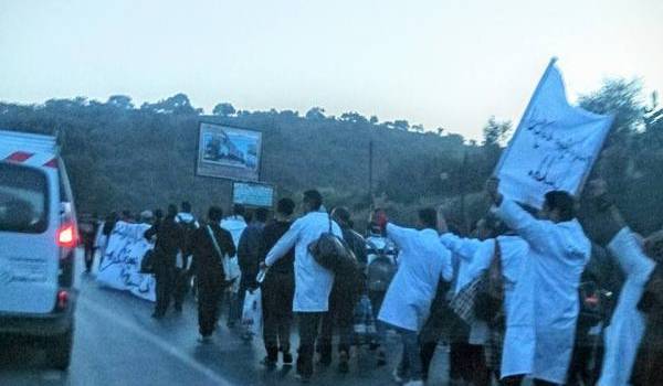 Les contractuels et du Cela poursuivent leur marche vers Alger Contractuel_377321930