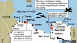 Libye: la coalition bombarde un fief de Kadhafi, les violences continuent