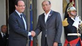 Tunisie : le président Moncef Marzouki reçu par François Hollande