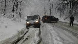 Chutes de neige à Batna : de nombreuses routes fermées