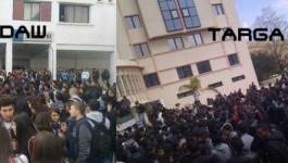 Bejaïa : des centaines d'étudiants manifestent contre Bouteflika