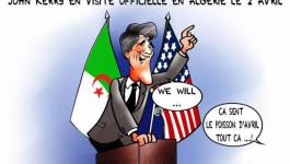 John Kerry en visite à Alger