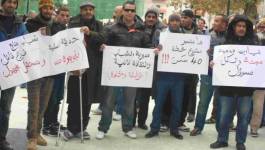 Le sit-in de la colère à Tiaret
