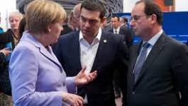 Grèce :Tsipras redit à Merkel et Hollande sa détermination à tenir le référendum
