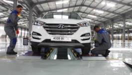 Sortie du premier véhicule Hyundai de l'usine de Tiaret
