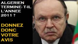 L’Algérie en décembre 2011 : une panne générale du pouvoir