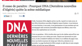 Le site DNA-Algérie jette l'éponge