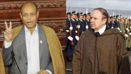 Bouteflika au côté de Marzouki et Abdeljallil à Tunis