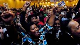 Les supporters de Barack Obama en liesse à Chicago