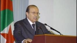 Ce matin au Palais des Nations d'Alger :  Bouteflika fait un discours creux