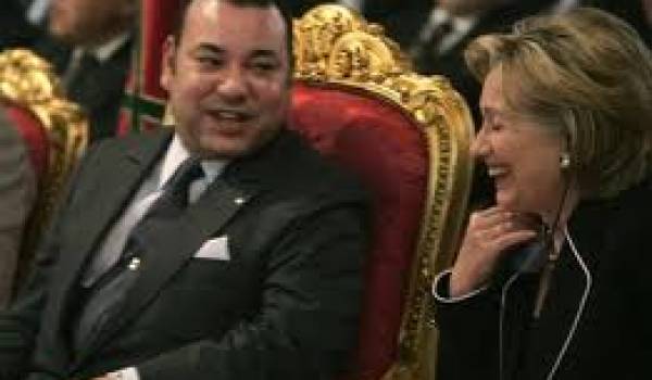 Mohamed VI et Hillary Clinton.