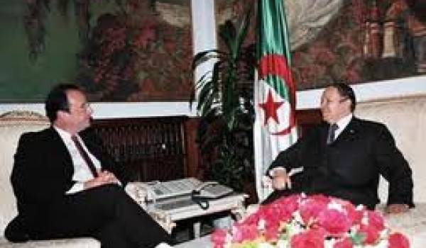 Hollande et Bouteflika