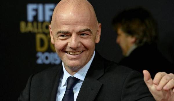 Gianni Infantino nouveau président de la FIFA.