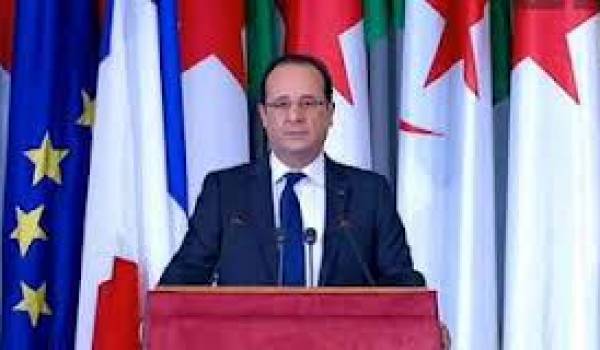 Le président Hollande lors de sa conférence de presse.