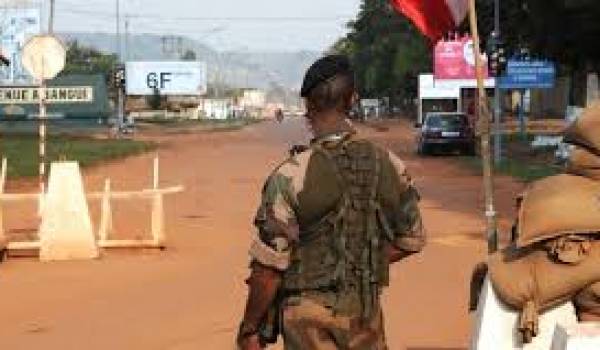 Les forces françaises à Bangui