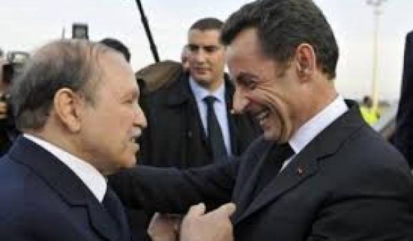 Abdelaziz Bouteflika et Nicolas Sarkozy, une grande complicité.