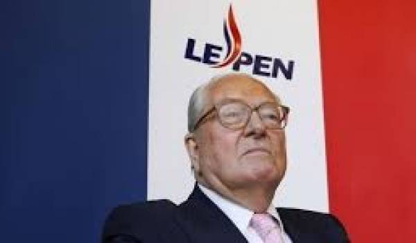 Jean-Marie Le Pen, président d'honneur du parti d'extrême droite FN.