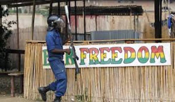 L'ordre militaire en marche au Burundi.