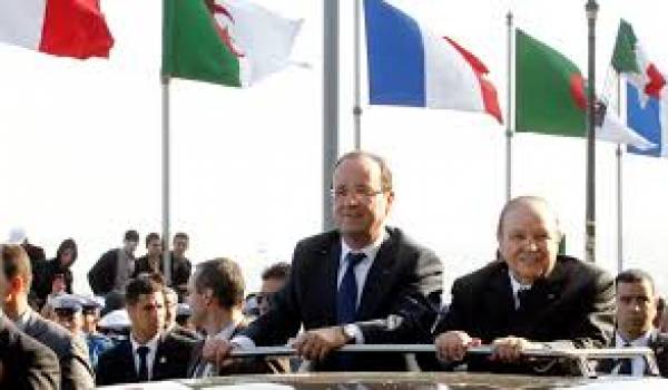 La dernière visite du président français à Alger en décembre 2012 .