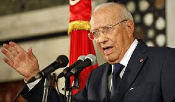 Le chef de l'Etat tunisien Béji Caïd Essebsi