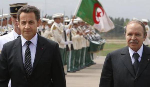 Bouteflika reçoit Nicolas Sarkozy, le président français