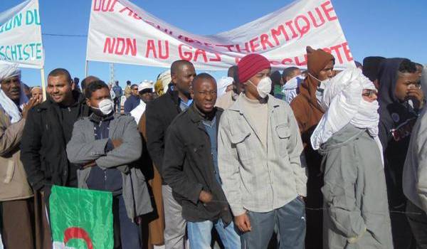 In Salah au coeur de la contestation contre l'exploitation du gaz de schiste.