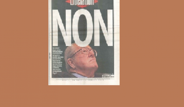 La Une de "Libération" en 2002.