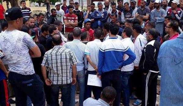 Des manifestants mercredi à Mahdia.