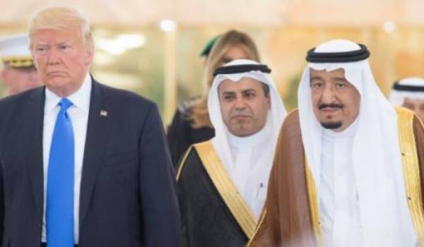  Trump lors de sa visite en Arabie saoudite.