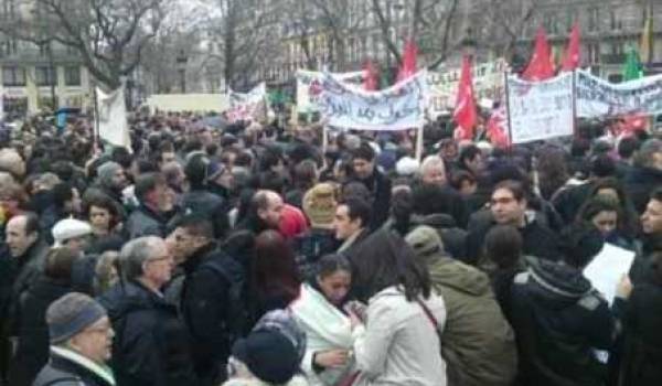 rassemblement CNCD à Paris. Archives.