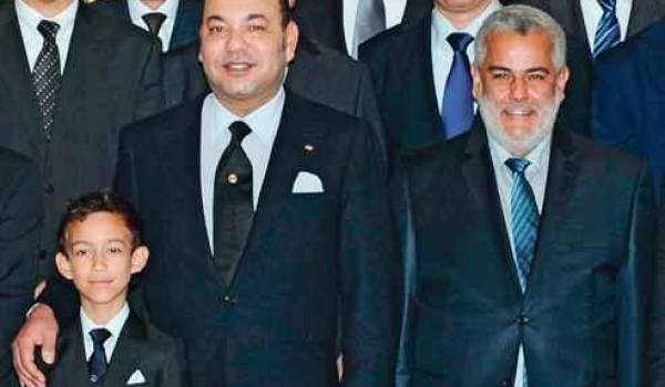 Le roi Mohamed VI du Maroc et Abdellilah Benkirane