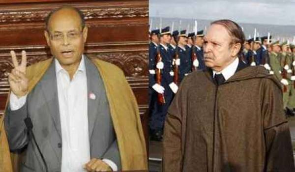 Marzouki et Bouteflika.