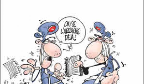 La censure du livre de Benchicou vue par Dilem (Liberté)