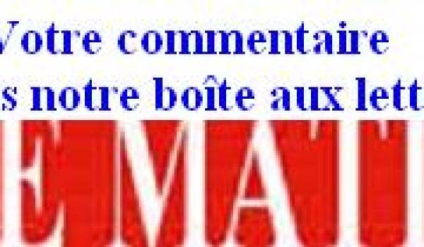 DANS LA BOÎTE DU MATIN : "Je ne partage pas votre opinion sur Said Sadi"